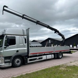 foto 4x2 Platform DAF + Atlas Crane 19t