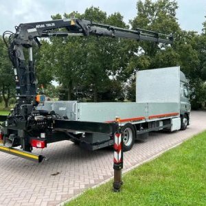 foto 4x2 Platform DAF + Atlas Crane 19t