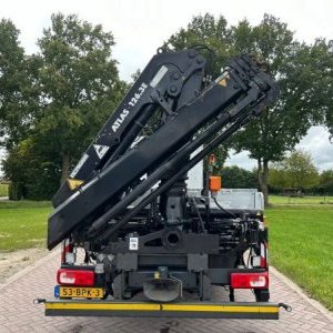 foto 4x2 Platform DAF + Atlas Crane 19t