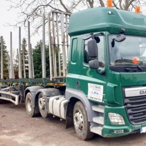 foto 6x2 DAF510 tractor 60/48t (+forestry 42t semitrailer POSSIBLE