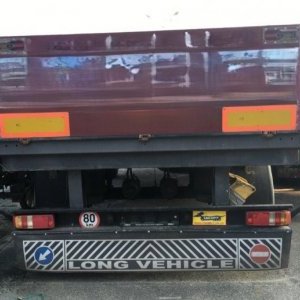 foto 6x2 DAF 6.5m with crane+ 18t trailer